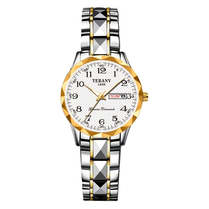 Rectangular Digital Dial Alloy Watch with Women's Strap